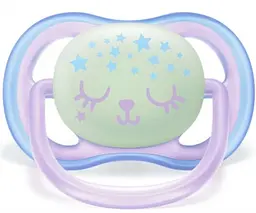 Пустушка Philips Avent Ultra Air Нічна, 0-6 міс, 2 шт. (SCF376/12) - мініатюра 2