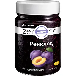 Джем Sporter Zero One Фруктовий Слива ренклод 300 г