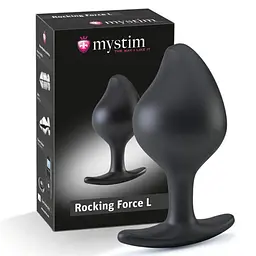 Силіконова анальна пробка Mystim Rocking Force L для електростимулятора, діаметр 4,7 см - мініатюра 5