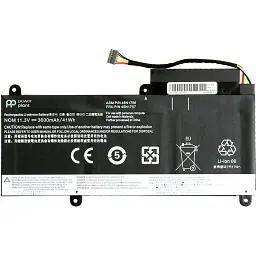 Акумулятор PowerPlant для ноутбуків Lenovo ThinkPad E450 (45N1754) 11.3V 3600mAh (NB480784) - мініатюра 2