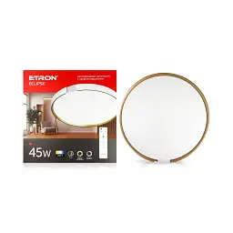 Світлодіодний світильник з пультом ETRON Smart ECLIPSE 1-ESP-2009 45W gold&white IP20