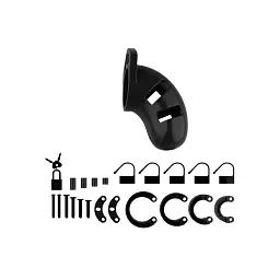Пояс вірності для чоловіків ManCage 01 Chastity Cage чорний - мініатюра 3