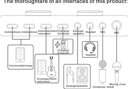 Аудіоінтерфейс зовнішня звукова карта Live Sound Card V8 - мініатюра 9