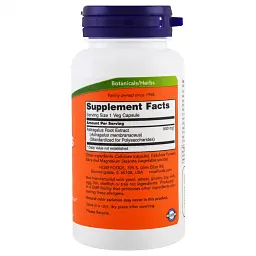 Трави Now Foods Астрагал 70%, 500 мг, 90 гелевих капсул (NOW-04598) - мініатюра 2