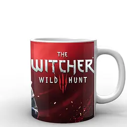 Кухоль GeekLand The Witcher Відьмак постер TW.02.001 330 мл білий - мініатюра 3