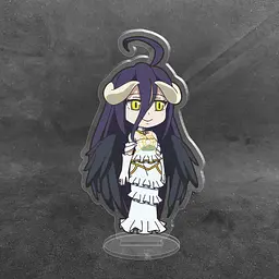 Акрилова колекційна фігурка Chibi Аніме Король Overlord Albedo, Альбедо 2 10 см - мініатюра 2