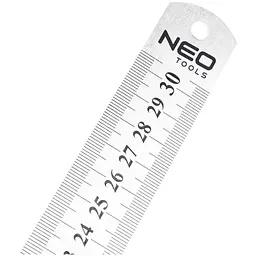 Лінійка будівельна Neo Tools нержавіюча сталь, 300мм (72-213) - мініатюра 2