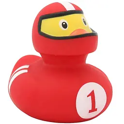 Качка FunnyDucks Гонщик червоний (1869) - мініатюра 2