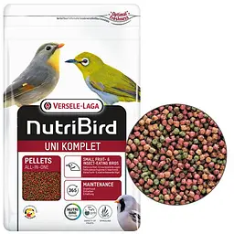 Корм для малих фрукто- та комахоїдних птахів Versele-Laga NutriBird Uni Komplet Верселе-Лага НУТРІБЕРД Уні 1 кг (221440)