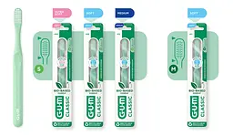Зубна щітка GUM Classic Bio-Based Handle м'яка рожева - мініатюра 10