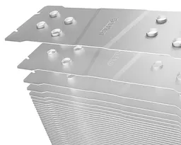 Кулер для процесора PcCooler PALADIN 400, White, алюміній/мідь, 1x130 мм, для Intel 1700/1200/115x, AMD AM5/AM4, до 200 Вт, висота 157 мм - мініатюра 5