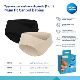 Трусики для вагітних Canpol babies MumFit під живіт S/M 2 шт. (78/018) - мініатюра 10
