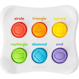 Сенсорна розвиваюча іграшка Dimpl Duo Fat Brain Toys F208EN Колір Форма Брайль