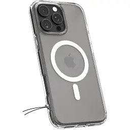 Чохол-накладка Spigen Ultra Hybrid with MagFit для Apple iPhone 16 Pro Max Frost Clear (ACS08002) - мініатюра 3