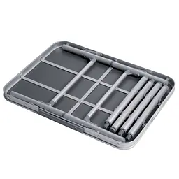 Стіл Bo-Camp 70x60 cm Grey (1404388) - мініатюра 3
