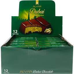 Шоколад Alyan Dubai з фісташковою пастою 100 г - мініатюра 4