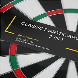 Дартс класичний Cornix Dartboard Game 2 в 1 36.5 см + 2 комплекти дротиків XR-0391 - мініатюра 5
