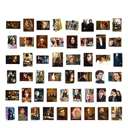 Стікерпак Гаррі Поттер Набір наклейок GeekLand Harry Potter 50 штук 2457177182