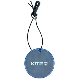 Підвіска м`яка світловідбиваюча "Kite" кругла, синій індіго №K23-110-5(24) - мініатюра 2