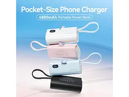 Зовнішній акумулятор (Power Bank) Vention FHQ 22.5W 4800mAh White (FHQW0) - мініатюра 2