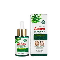 Сироватка для обличчя від акне, прищів Sadoer Tea Tree Acnes Oil Control 30 мл SD50606