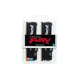 Модуль пам'яті для комп'ютера DDR5 128GB (2x64GB) 5600 MHz Beast RGB Kingston Fury (ex.HyperX) (KF556C40BBAK2-128) - мініатюра 6