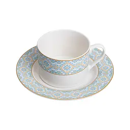 Чашка порцелянова 250 мл Ethnic, білий Yiwu HP-7-741 - мініатюра 16