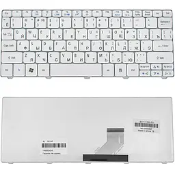 Клавіатура для ноутбука ACER (One: 521 522 532 533 D255 D257 D260 D270 Happy EM: 350 355) rus білий