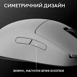 Миша Logitech G Pro 2 LightSpeed Wireless White (910-007302) - мініатюра 2