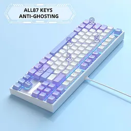 Клавіатура MageGee MK-Star Red Switch Lilac (6971969728752-UA) - мініатюра 8