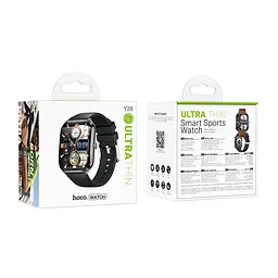 Смарт-годинник Hoco Y28 AMOLED 49mm 200 mAh IP67 Smart sports watch (call version) чорний - мініатюра 2