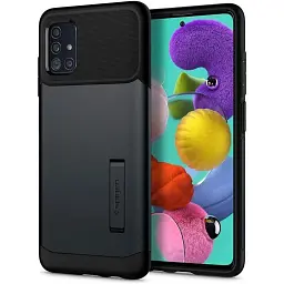 Чохол-накладка Spigen Slim Armor для Samsung Galaxy A51 SM-A515 Metal Slate (ACS00820) - мініатюра 2