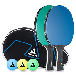 Комплект для настільного тенісу Joola Duo Colorato 2 Bats 3 Balls (54914) (932281) - мініатюра 1