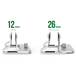 Підставка для ноутбука Ugreen Vertical Laptop Stand LP258 - мініатюра 3