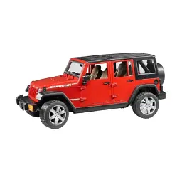 Автомодель Джип Wrangler Unlimited Rubicon 1:16 пластик червоний чорний