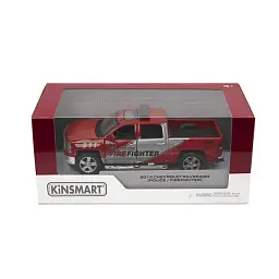 Металевий інерційний пікап Chevrolet Silverado Police/Firefighter 5", відкриваються двері (В асортименті) - мініатюра 3