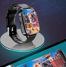 Дитячий розумний годинник Lemfo T-25 Pro з SIM картою, GPS трекером, 4G LTE, 16 ГБ пам'яті, TikTok, YouTube, WhatsApp, Instagram, прослуховуванням, відеодзвінками та кнопкою SOS Блакитний - мініатюра 3