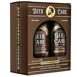  Набір Beer Care: Гель для душу Пшеничні протеїни 2 в 1 400 мл + Шампунь-кондиціонер Пшеничні протеїни 400 мл