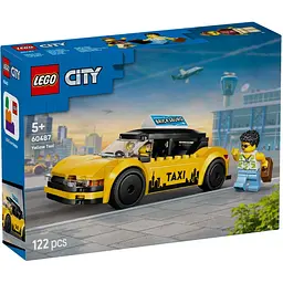 Конструктор LEGO City Жовте таксі 122 деталі (60487)