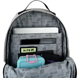 Рюкзак для старшої школи Kite Education teens 949L Romantic Minimalism Сірий (K26-949L-1) - мініатюра 13