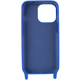 Чохол TPU two straps California для Apple iPhone 13 (6.1) Синій / Iris - мініатюра 3