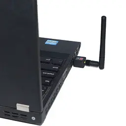 Мережевий адаптер RIAS WF-2 USB Wi-Fi 802.11n з антеною (3sm_549648240) - мініатюра 2