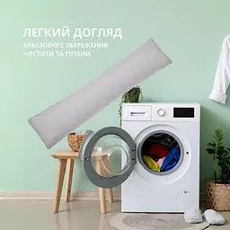 Наволочка Ideia для ортопедичної подушки бавовна з блискавкою 40х140 см  (8000035515) - мініатюра 7