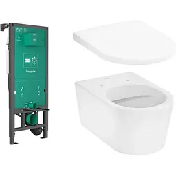 Унітаз підвісний Hansgrohe EluPura S з інсталяцією iFrame 60301200