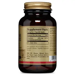 Мінерали Solgar Хром Пиколинат, Chromium Picolinate, 500 мкг, 60 капсул (SOL00871) - мініатюра 2