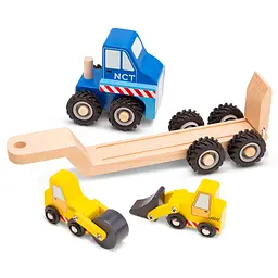 Автовоз New Classic Toys з 2 будівельними машинами (11961) - мініатюра 4