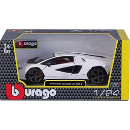 Автомодель Bburago Lamborghini Countach LPI 800-4 1:24 White (18-21102) [119065] - мініатюра 8