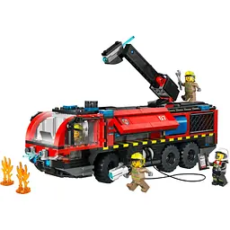 Конструктор LEGO City Пожежна вантажівка в аеропорту 691 деталь (60499) - мініатюра 2