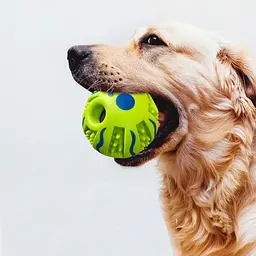 Звуковий м'ячик для собак Giggle Dog Chew Ball - мініатюра 8