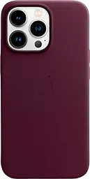 Чохол Leather Case с MagSafe для Apple iPhone 13 Pro Dark Cherry (MM1A3) [82270] - мініатюра 2